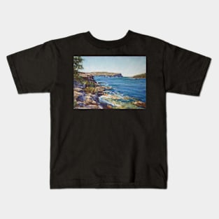 Balmoral looking towards North Head Kids T-Shirt